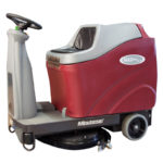 Left side of Minuteman's Max Ride 26 Ride On Floor Scrubber