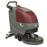 E20 Walk Behind Floor Scrubber from right angle
